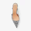 Alora Metallic Crocodile Embossed Leather Slingback Pump Alora Metallic Crocodile Embossed Leather Slingback Pump