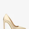 Amara Metallic Snake Embossed Leather Pump