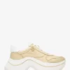 Arla Metallic Leather Trainer