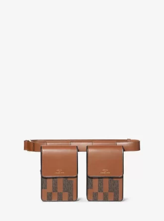 ASHYA X MICHAEL KORS Saga Signature i skórzana torba wielofunkcyjna