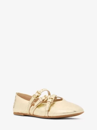 Baleriny Indy Flex Crackled Metallic Leather