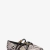 Baleriny Indy Snake Embossed Leather Baleriny Indy Snake Embossed Leather