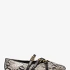 Baleriny Indy Snake Embossed Leather Baleriny Indy Snake Embossed Leather