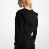 Bluza z kapturem i zamkiem błyskawicznym z żakardowym motywem i logo Jacquard Charm Bluza z kapturem i zamkiem błyskawicznym z żakardowym motywem i logo Jacquard Charm
