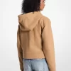 Bluza z kapturem i zamkiem błyskawicznym z mieszanki wełny