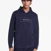 Bluza z kapturem z mieszanki bawełny i logo