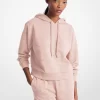Bluza z kapturem z mieszanki bawełny z haftem w kształcie serca Bluza z kapturem z mieszanki bawełny z haftem w kształcie serca