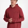 Bluza z kapturem z wytłoczonym logo z mieszanki bawełny Bluza z kapturem z wytłoczonym logo z mieszanki bawełny