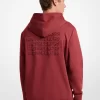 Bluza z kapturem z wytłoczonym logo z mieszanki bawełny Bluza z kapturem z wytłoczonym logo z mieszanki bawełny