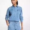 Bluzka jeansowa typu pullover Bluzka jeansowa typu pullover