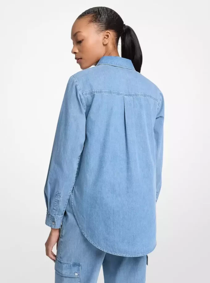 Bluzka jeansowa typu pullover Bluzka jeansowa typu pullover