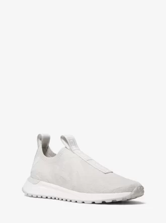 Bodie Logo Embossed Stretch Knit Slip-On Adidasy