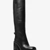 Botki Houston Leather Block Heel