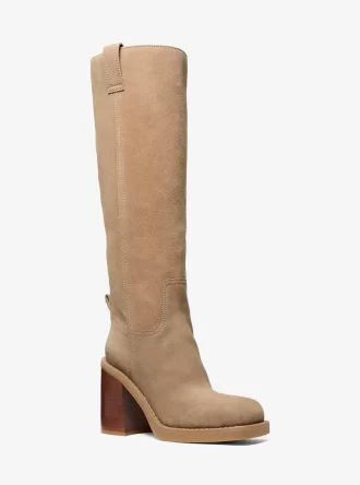 Botki Houston Suede Block Heel Botki Houston Suede Block Heel