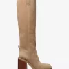 Botki Houston Suede Block Heel