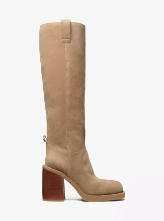 Botki Houston Suede Block Heel Botki Houston Suede Block Heel