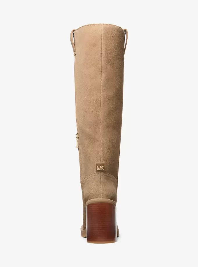 Botki Houston Suede Block Heel