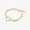 Bransoletka Pavé Heart Curb-Link