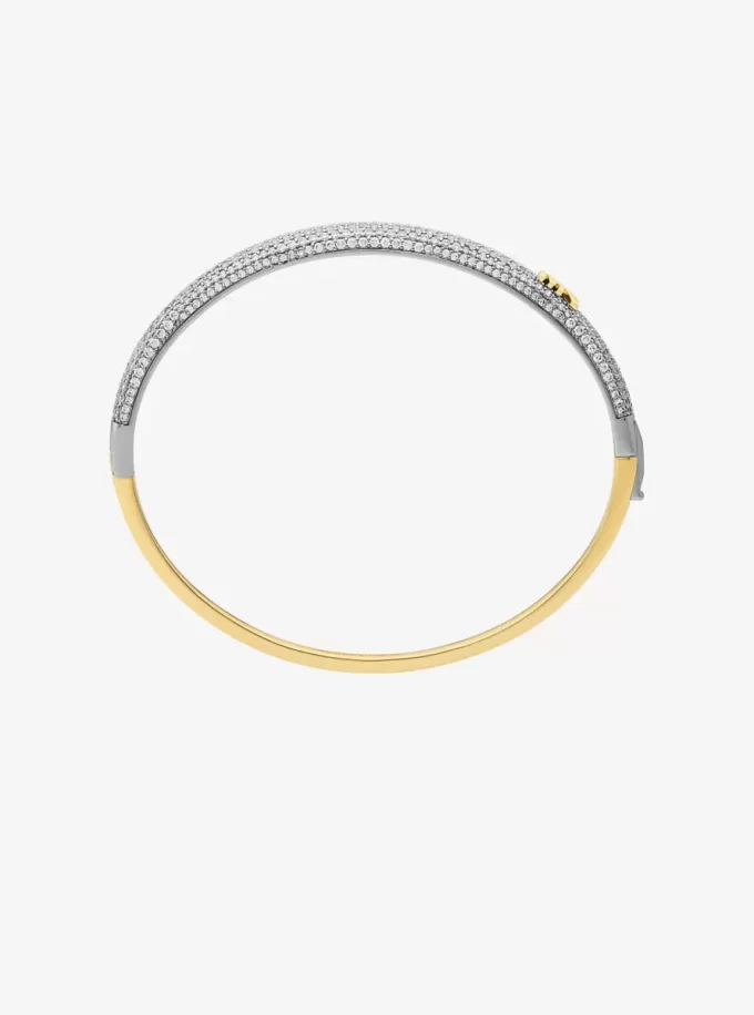 Bransoletka Pavé Two-Tone Dome