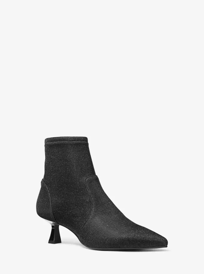 Buty Amali Glitter Chain-Mesh Kitten Boots Buty Amali Glitter Chain-Mesh Kitten Boots