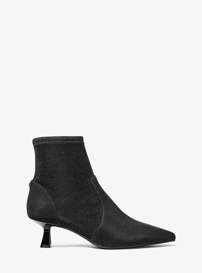 Buty Amali Glitter Chain-Mesh Kitten Boots Buty Amali Glitter Chain-Mesh Kitten Boots