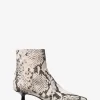 Buty Amali z wytłoczonym wzorem węża