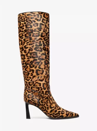 buty darrah z nadrukiem w panterk z cielcej skry 2 330x444 - Buty Darrah z nadrukiem w panterkę z cielęcej sk&oacute;ry