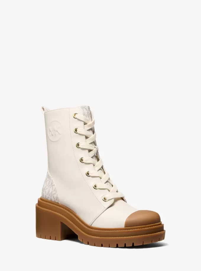 Buty Hanley ze skóry i sygnowanym logo