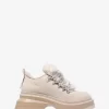 Buty na platformie Shiloh z nubuku i sztucznego futra Buty na platformie Shiloh z nubuku i sztucznego futra