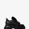 Buty na platformie Shiloh ze skóry i sztucznego futra Buty na platformie Shiloh ze skóry i sztucznego futra