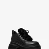 Buty na platformie Shiloh ze skóry i sztucznego futra Buty na platformie Shiloh ze skóry i sztucznego futra