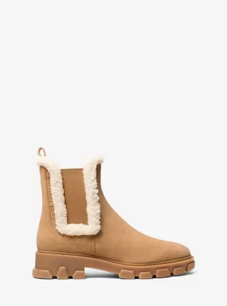 Buty Ridley ze zamszu i imitacji owczej skóry