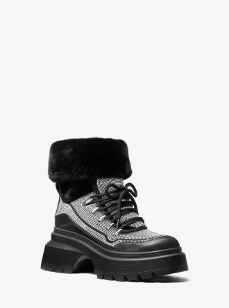 Buty Shiloh Embellished Mixed-Media