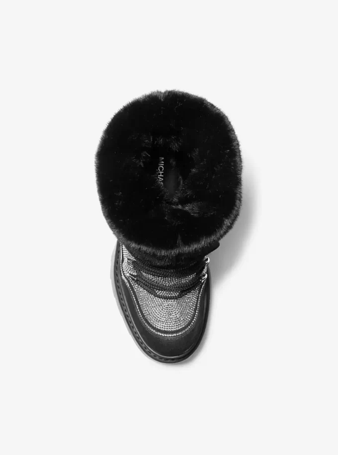 Buty Shiloh Embellished Mixed-Media Buty Shiloh Embellished Mixed-Media