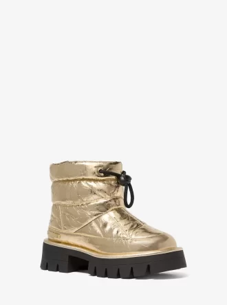 Buty skórzane Barton Crackled Metallic