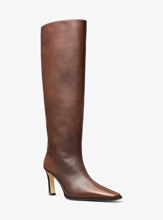 Buty skórzane Darrah Burnished