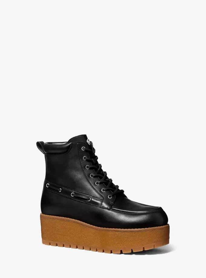 Buty skórzane Kenny na platformie Buty skórzane Kenny na platformie
