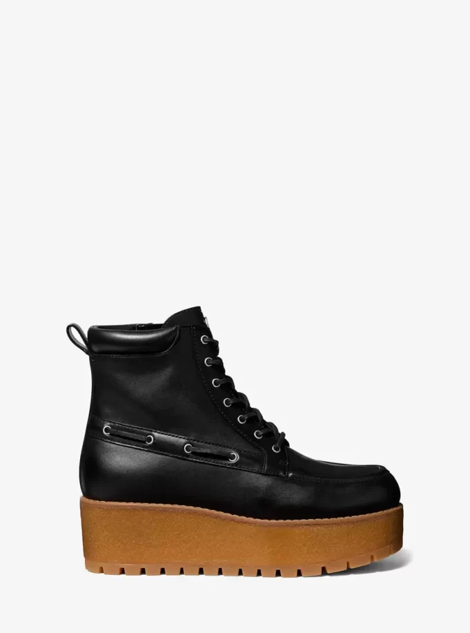 Buty skórzane Kenny na platformie Buty skórzane Kenny na platformie