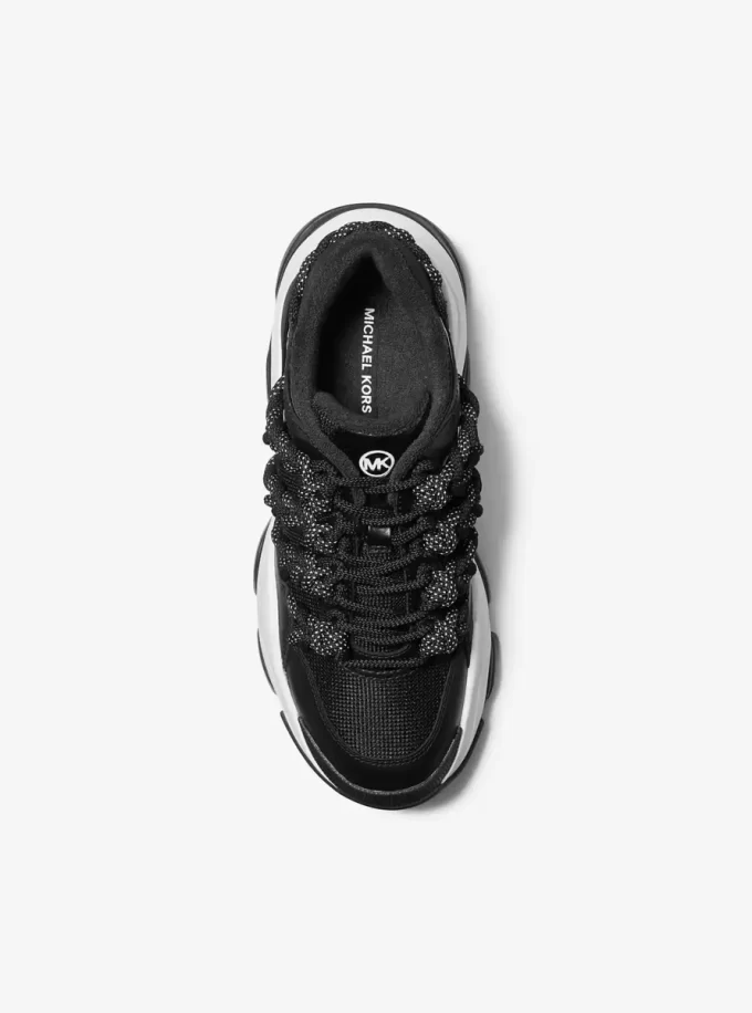 Buty sportowe Atlas Cord ze skóry i siateczki