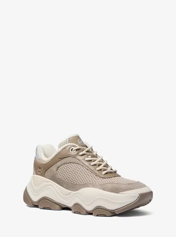 Buty sportowe Atlas z siateczki i zamszu