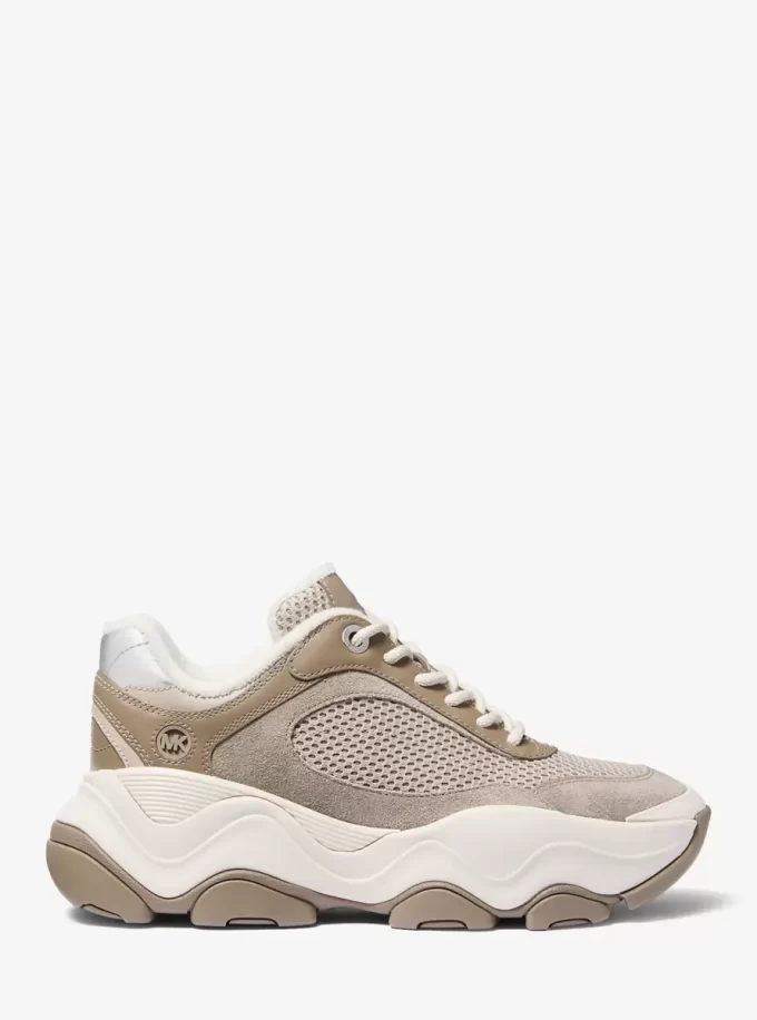 Buty sportowe Atlas z siateczki i zamszu