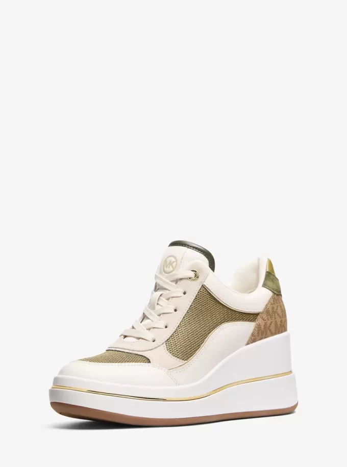 Buty sportowe Emmy Mixed-Media Wedge Buty sportowe Emmy Mixed-Media Wedge