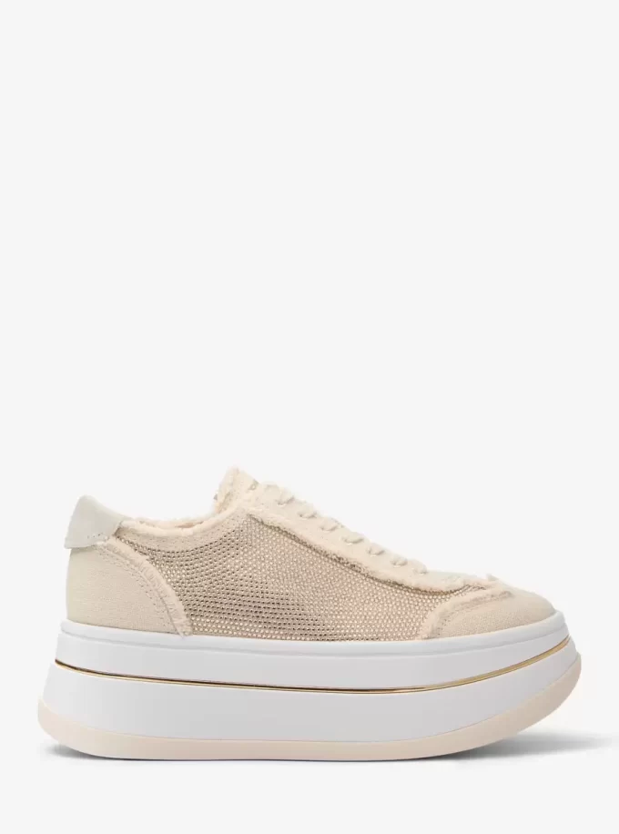 Buty sportowe Hayes Embellished Linen Blend Buty sportowe Hayes Embellished Linen Blend