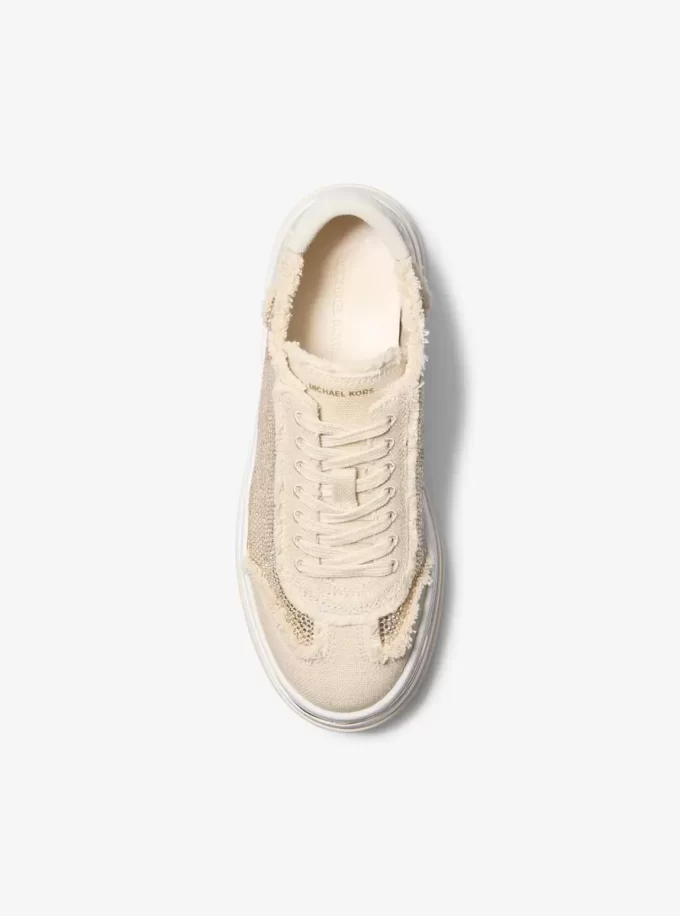 Buty sportowe Hayes Embellished Linen Blend Buty sportowe Hayes Embellished Linen Blend