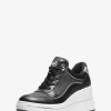 Buty sportowe na koturnie ze skóry z logo Emmy Buty sportowe na koturnie ze skóry z logo Emmy