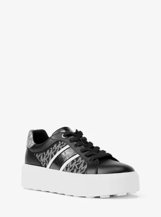 Buty sportowe Romey Signature Logo Stripe Platform Sneaker
