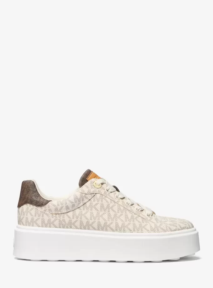 Buty sportowe Romey Two-Tone Platform Sneaker z logo Buty sportowe Romey Two-Tone Platform Sneaker z logo