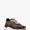 Buty sportowe Trevor ze skóry i sznurka twill Buty sportowe Trevor ze skóry i sznurka twill