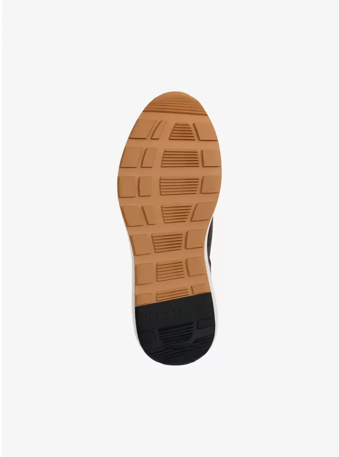 Buty sportowe Trevor ze skóry i sznurka twill Buty sportowe Trevor ze skóry i sznurka twill