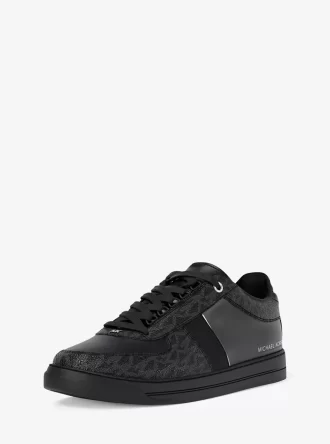 Buty sportowe ze skóry i logo Brady Signature
